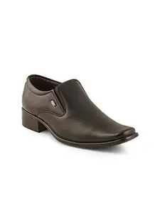 ID Black Slip-On Formal Shoes for Men