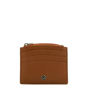 Da Milano Leather Card Holder for Men & for Women - Orange