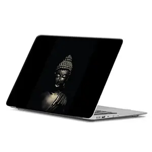 ISEE 360® Sri Buddha Laptop Skin Vinyl Stickers for All Laptop Multicolour Sticker (Size 16 X 11 Inch)