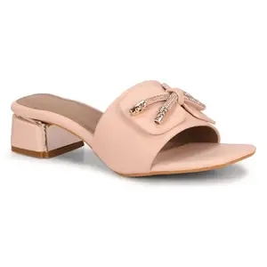 commander shoes Commander Trendy Block Heel Comfortable Slip on for Girls and Women (578)