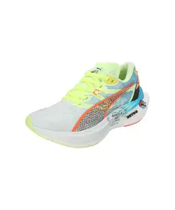 Puma Womens Deviate Nitro™ 3 MS WNS Nitro Blue-Fizzy Apple Running Shoe - 6 UK (31019601)