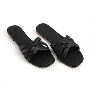Women Stylish Flats Fashion Sandal For Party & Wedding/Casual Flat Sandals For Women's & Girls_TA02