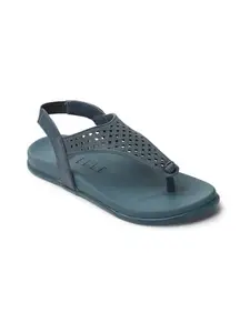 ELLE Flip Flop Sandal, Colour-Navy Blue,Size-UK 5