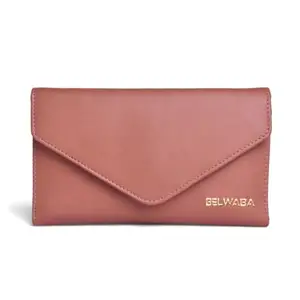 Belwaba Faux Leather Blush Pink Women's Wallet