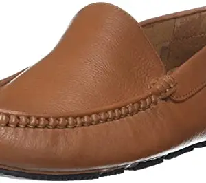 Lee Cooper Men Tan Leather Formal Shoes-8 UK (41 EU) (8.5 US) (LC3092D)