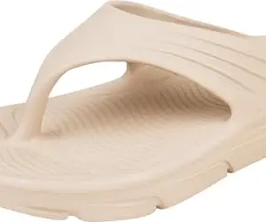 TRV Coco-Balance Beige Slip-on Flip-Flops/Slippers, Lightweight EVA Sole – Casual Outdoor Chappal, Monsoon, Rainy Season Footwear for Men-8 Kids UK
