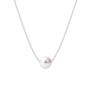 March by FableStreet 925 Sterling Silver Natural White Pearl Necklace | Pendant Necklace to gift for Women & Girls | With Certificate of Authenticity and 925 Stamp