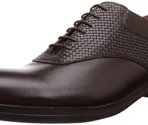 Lee Cooper Men Brown Leather Formal Shoes-7 UK (40 EU) (7.5 US) (LC3067D)