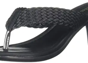 Bata womens Deva Thong E Black Heeled Sandal - 4 UK (6716070)