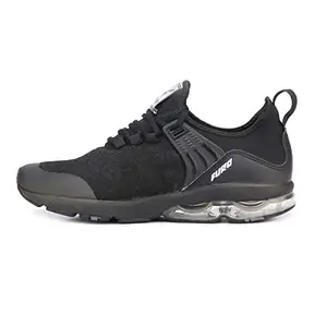 FURO by Redchief Men's L'amoure Black Running Shoes - 7 UK