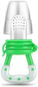 KINDAR CARE Baby's Silicone Plastic Feeding Bottle | Green | Pack of 1 | 10 Ml