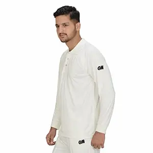 Gm 7205 Full Sleeve T-Shirt, Small (White/Navy)