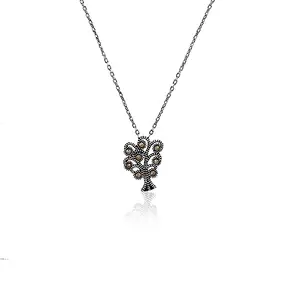 SILVIYA 925 Sterling Silver Tree Chain Pendant | Gift for Women & Girls | With Certificate of Authenticity and 925 Stamp | 6 Month Warranty*