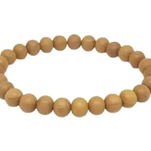 SRT Rudra Chandan Bracelet Original Certified Pure White Chandan सफ़ेद चन्दन ब्रेसलेट Safed Chandan Bracelet White Sandalwood Bracelet For Men Women