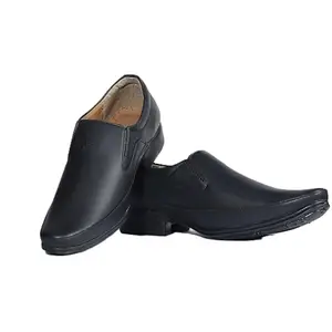 Unibond Collections - Men's Formal Matt Black (Black, UK Footwear Size System, Adult, Men, Numeric, Medium, 8)