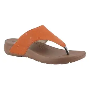 WELCOME Women's Extra Soft Slippers with Cushion FootBed for Adult | Comfortable & Light Weight| Stylish & Anti-Skid| Waterproof & Everyday Flip Flops for Ladies/Girls, W-FM-102-TAN_5