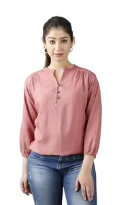 Women Stylish top for Women and Girls top_peech_Solid_