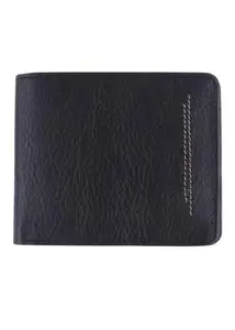 Taws & Timber Men's Black Genuine Tri-Fold Leather Wallet