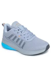 ABROS Mens ASGO2079 FRONX-29 Sports Shoes L.Grey/Orange 7 UK