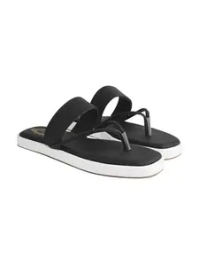 Shoetopia Comfortable Strappy Black Flats For Women & Girls /EU37