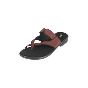 Metro Women Brown Flat Comfort Slip-on Sandal UK/6 EU/39 (793)