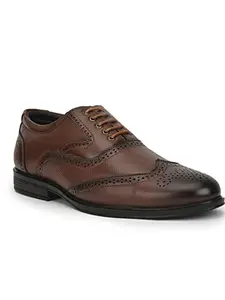 Liberty Fortune Mens HOL-125E Tan Formal Shoes (6 UK)