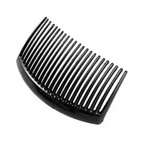 Hair Side Combs, Large Size, Brown and Black, Set of 4