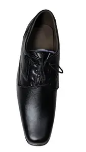 Bhatiya Latest Men's Leather Lace-Up Formal Black Shoe for Office (8)