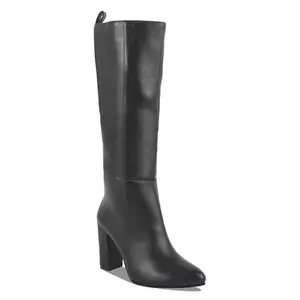 Shuz Touch Women Black High-Top Winter Boots