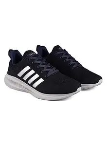 Sspoton Casual Shoes for Men | Men Running Shoes | Men's Casual Shoes| Men Shoes with Synthetic Upper | Lightweight Lace-Up Shoes | Shoes for Men's & Boy's Navy