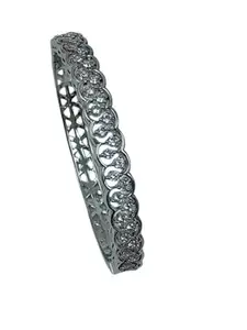 Sshubh Design Alloy Bracelet with Diamond & Silver – Exquisite Craftsmanship for Timeless Beauty and Sophisticated Style (2-12)