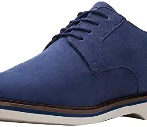 Clarks Men's Malwood Plain Navy Nubuck Lace-9 UK (26159560