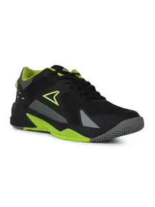 POWER Men's Sports Shoes | Lightweight, Comfortable Footwear For Active Men | Durable, Breathable Supportive | Ideal For Running, Gym Outdoor Activities Black, 7 UK