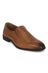 Louis Philippe Men's Tan Formal Shoes