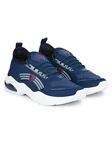 HASTEN Men's Casual Sports Running,Walking & Gym Shoes|Sneaker Shoes for Men's Blue