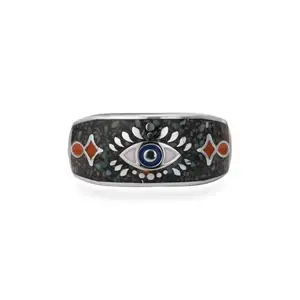 Mia by TanishqCospic Drip Silver Ring