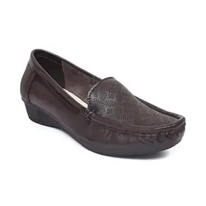 Zoom Shoes Women's Brown Leather Bellies (SL-15)