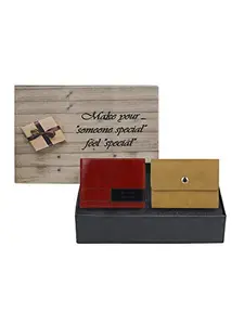 Swiss Design Wallet & Card Holder Gift Set for Men & Women