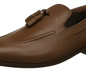 Carlton London Men's Seeley Tan Formal Shoes - 10 UK/India (44 EU)(CLM-1586)