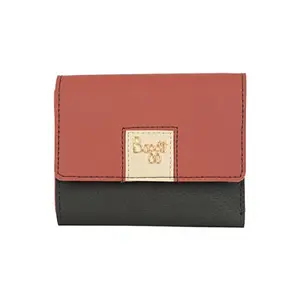 Baggit Women's 3 Fold Wallet - Small (Black)