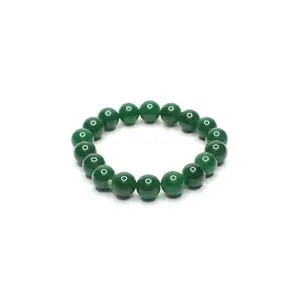 The Cosmic Connect Green Jade 10mm Bead Healing Bracelet for Enhance Wellbeing Bring Luck & Fortune