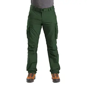 REOUTLOOK- THE FASHION CONNECT Reoutlook Pathaan Mens Cargo Belt Trousers