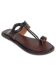 Carlton London Women Sandal,Brown,UK-6