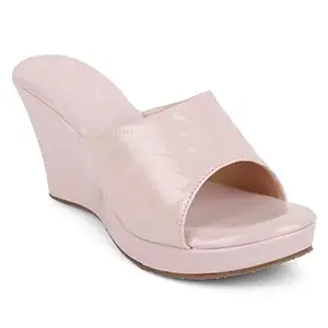 Respiro Women's Peach Wedge Sandal-3 Kids UK (RES-ROS-W-15)