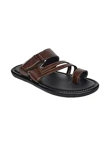 AJANTA Men Casual Brown Sandal