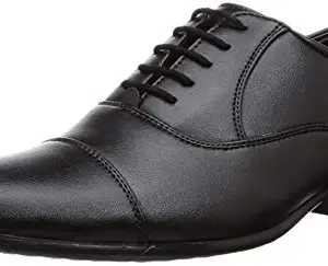 Chadstone Men Black Formal Shoes-9 UK (43 EU) (CH 44)