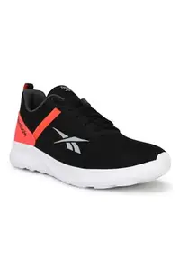 Reebok Men Synthetic/Textile EMERGO Runner M Running Shoes Black/Orange Flares/ASH Grey UK-9