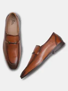 Jack RebelSMART Slip-ON TANFull Grain LeatherMocassinsBlock heelSemi-FormalCushioned Footpad with a Layer of Interlining at Bottom for Improved Comfort and Longer Durability