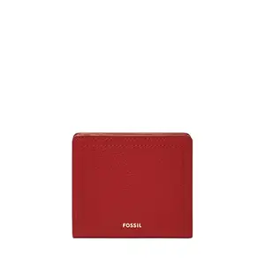 Fossil Women Leather Logan Red Wallet SL7829611