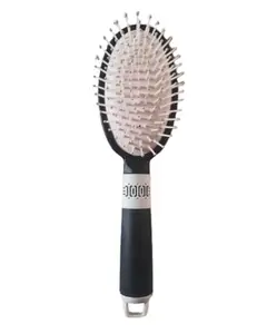 Paddle Hair Brush with Strong & Flexible Nylon Bristles having Anti-static Ball Tips, For Grooming, Straightening, Smoothing, Detangling Hair, Ideal for Men & Women